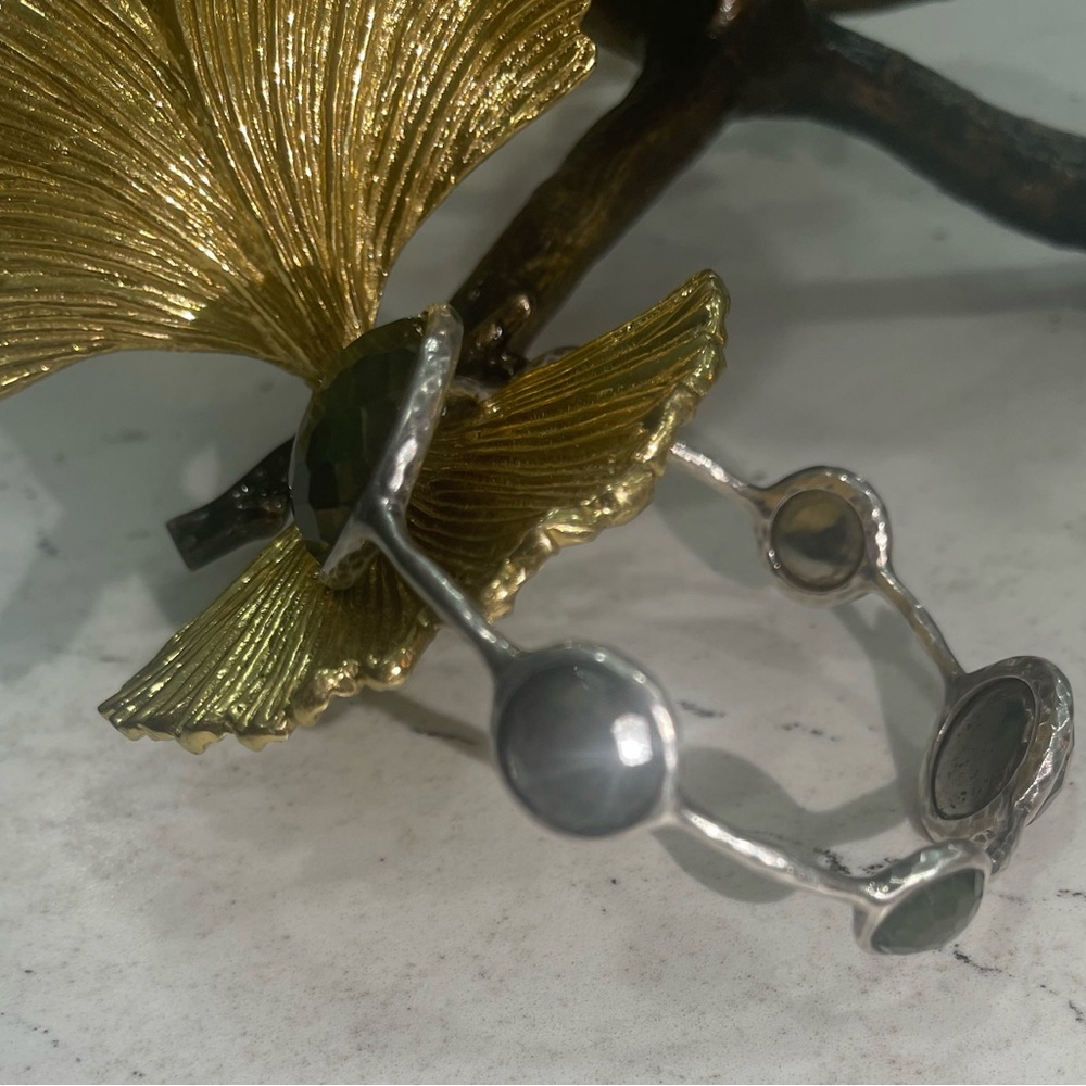 Ippolita Silver Bracelet with Green Stone - Picture 11 of 15